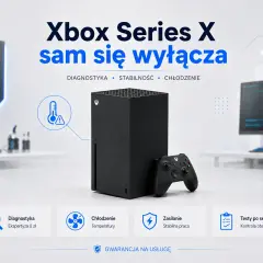Xbox Series X może leżeć, ale problem z przegrzewaniem może powodować samoczynne wyłączanie. Sprawdź diagnostykę i chłodzenie.
