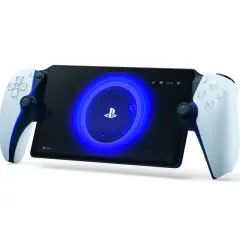 Nowy handheld od Sony z kontrolerami DualSense. Ekran wyświetla logo PlayStation na tle kosmicznej mgławicy.