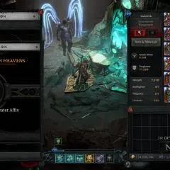 Wzmocnienie przedmiotu w Diablo 4 Sezony: "Błogosławiony przez Wysokie Niebiosa" - ulepszono afiks do większego.