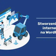 Ilustracja przedstawia tworzenie strony internetowej na WordPressie. Dowiedz się, jak sprawdzić, czy strona jest na WordPressie.