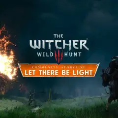 Wiedźmin 3 DLC: płonąca chata i rycerz na koniu. Społeczność tworzy własną historię "Niech stanie się światłość".