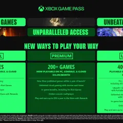 Odkryj nowe sposoby grania z Xbox Game Pass: Essential (50+ gier), Premium (200+ gier) i Ultimate (400+ gier).