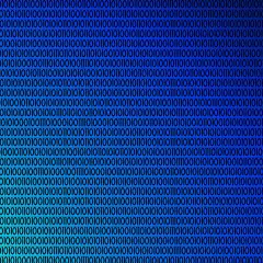 Tło z cyframi 0 i 1, tworzące wzór. To jest właśnie system binarny dwójkowy, język komputerów.