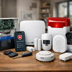 Zestaw alarmowy do domu: centrala, czujniki, syrena, kamera i aplikacja na telefon. Czy warto zainwestować w alarm w domu?