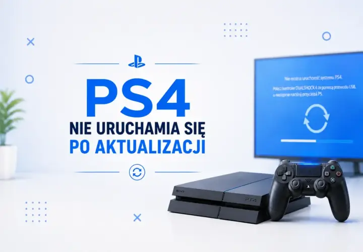 PS4 nie uruchamia się po aktualizacji. Wygląda na to, że to **bug w grze** lub systemie, który uniemożliwia start konsoli.