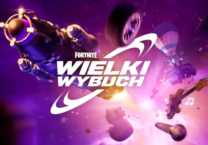 Kiedy event w Fortnite "Wielki Wybuch"! Statek kosmiczny, balon, autobus, gitara i kaczuszka w kosmicznej podróży.