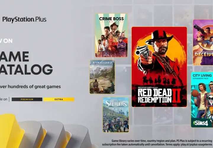 Nowe gry w Game Catalog PS Plus w maju: Red Dead Redemption 2, The Sims 4, Crime Boss i inne.