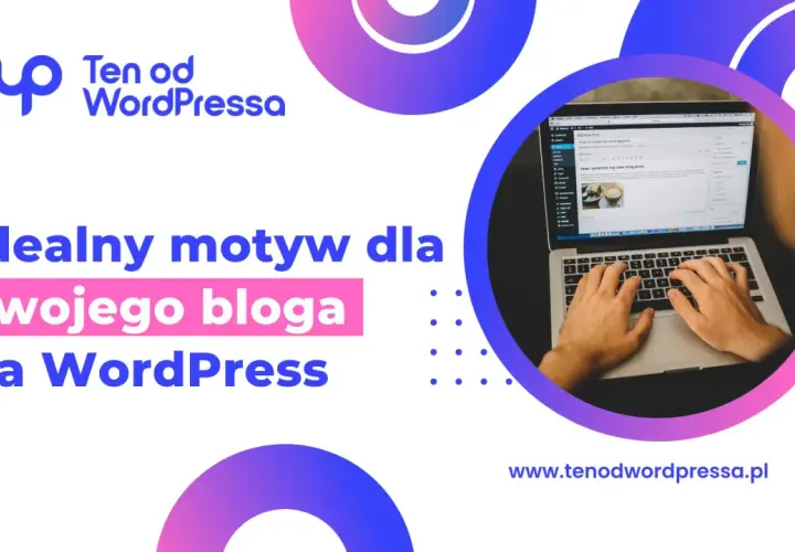 Idealny motyw WordPress dla Twojego bloga. Ręce na klawiaturze laptopa, tworzenie treści.