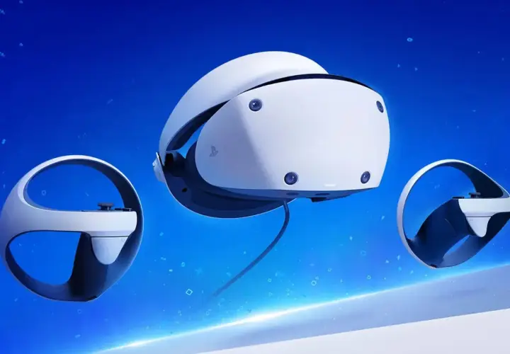 Zestaw PlayStation VR2 z kontrolerami. Zastanawiasz się, ile kosztuje VR na PS5?