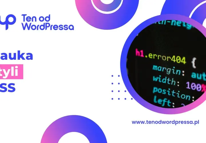 Nauka styli CSS: jak zmienić kolor czcionki html. Kod na ekranie pokazuje przykładowe style.