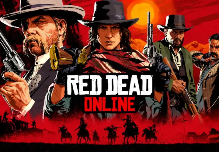 Postacie z Red Dead Redemption 2 Online, w tym szeryf, łucznik i rewolwerowiec, gotowi na przygodę w nowym DLC.
