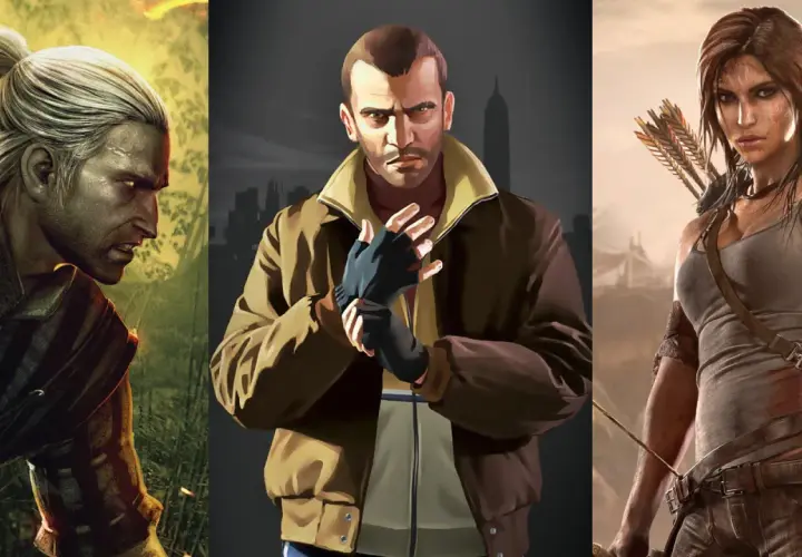 Geralt, Niko Bellic i Lara Croft – bohaterowie, którzy inspirują do odkrywania ciekawych gier na Steam.