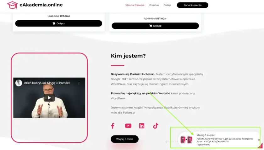 Dowiedz się, jak stworzyć sklep internetowy na WordPress. Zobacz wideo i poznaj Dariusza Pichalskiego, eksperta od WordPress.