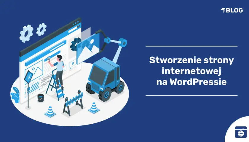 Ilustracja przedstawia tworzenie strony internetowej na WordPressie. Dowiedz się, jak sprawdzić, czy strona jest na WordPressie.