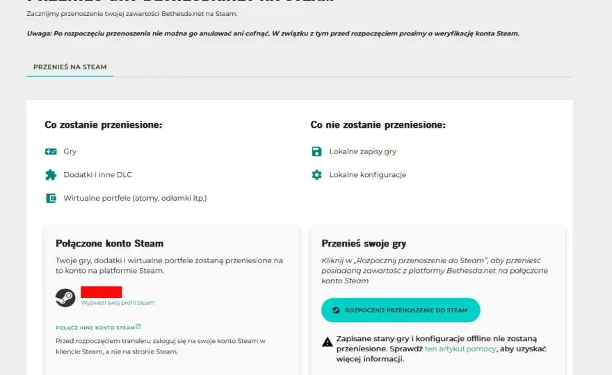 Launcher Bethesdy - Co stało się z grami po migracji do Steam?
