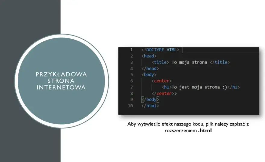 Jak zrobić stronę HTML na informatykę - Prostsze niż myślisz!