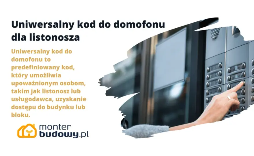 Uniwersalny kod listonosza - Mit! Jak działa domofon?