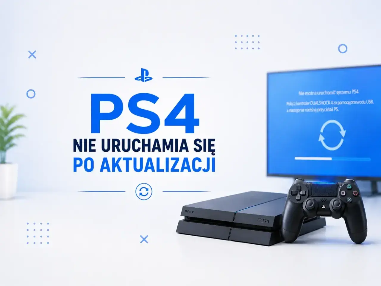 PS4 nie uruchamia się po aktualizacji. Wygląda na to, że to **bug w grze** lub systemie, który uniemożliwia start konsoli.