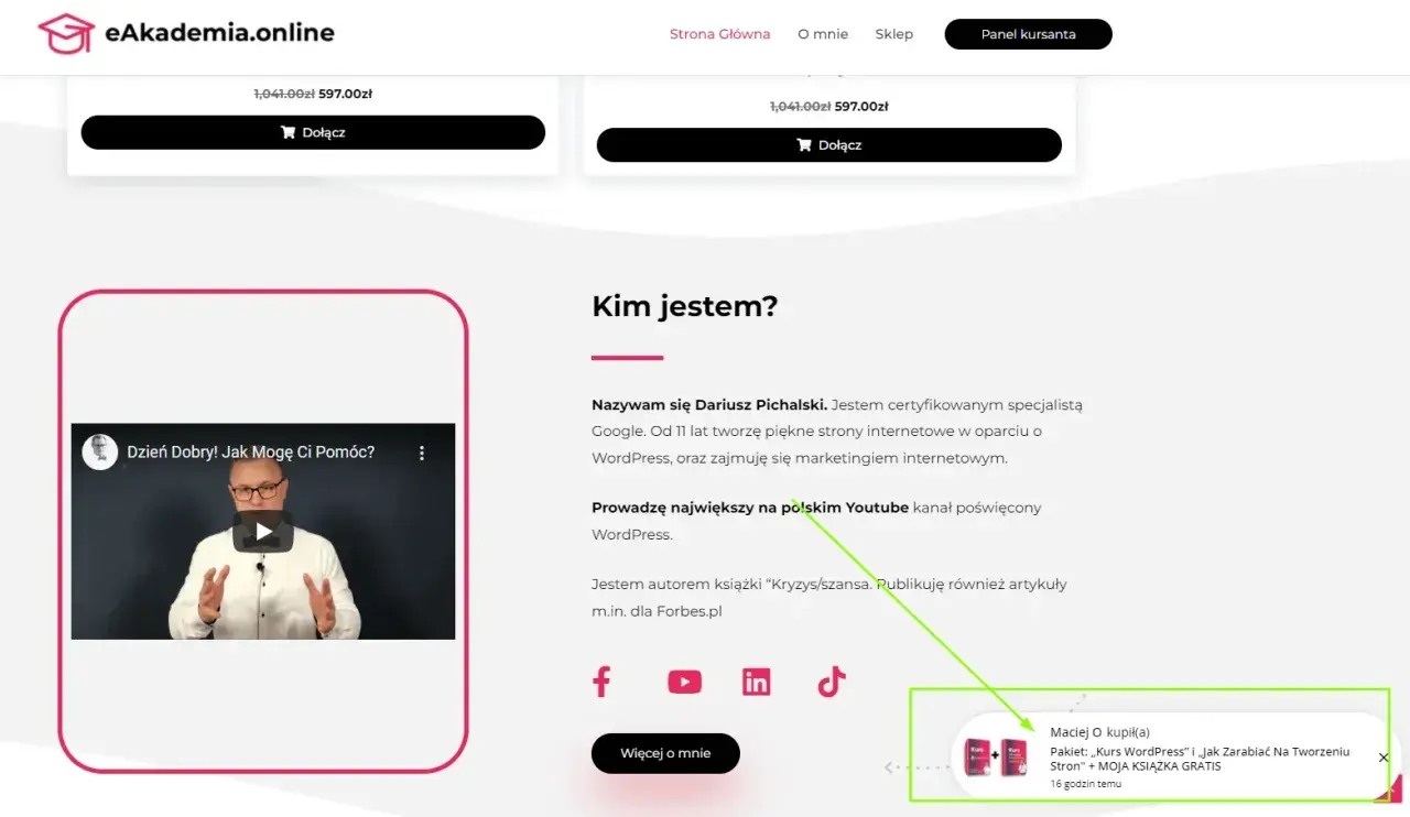 Dowiedz się, jak stworzyć sklep internetowy na WordPress. Zobacz wideo i poznaj Dariusza Pichalskiego, eksperta od WordPress.