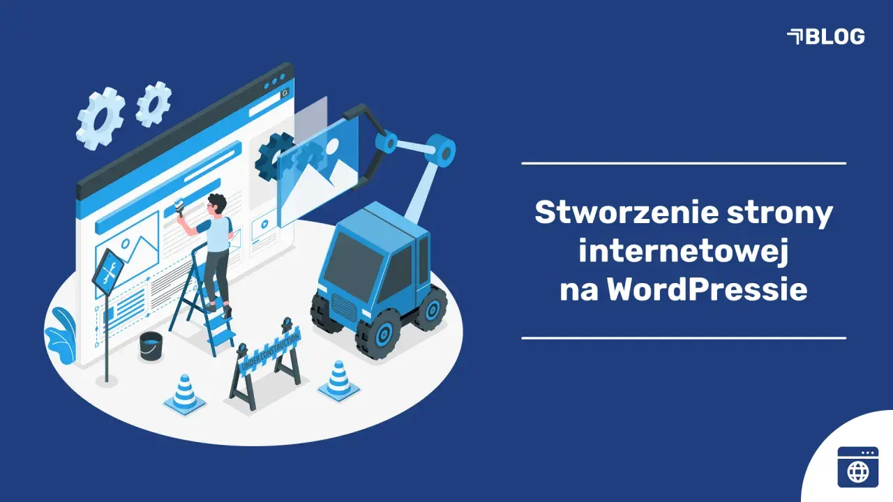 Ilustracja przedstawia tworzenie strony internetowej na WordPressie. Dowiedz się, jak sprawdzić, czy strona jest na WordPressie.