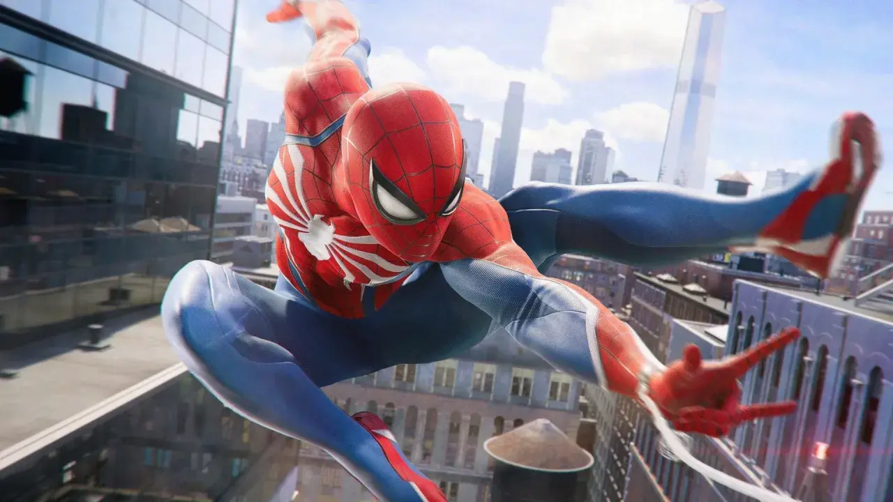 Spider-Man w akcji, szykuje się do skoku w nowym DLC do Spider-Man 2.