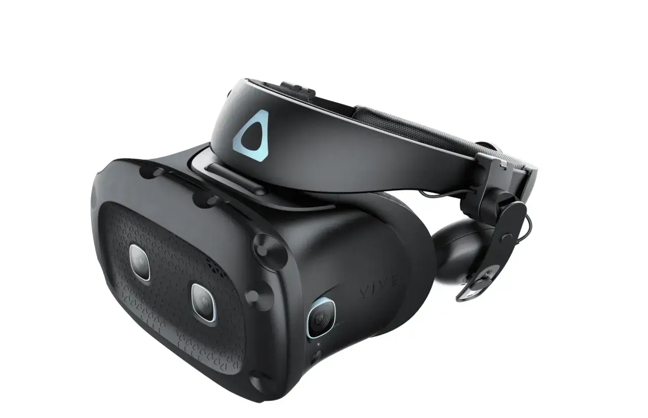 Gogle VR Vive gotowe do zanurzenia w wirtualnej rzeczywistości. Dowiedz się, jak oglądać filmy VR na komputerze.