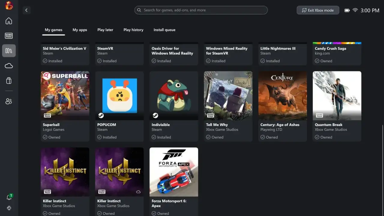 Game Pass PC lista gier: Superball, Popucom, Indivisible, Tell Me Why, Century: Age of Ashes, Quantum Break, Killer Instinct, Forza Motorsport 6: Apex.