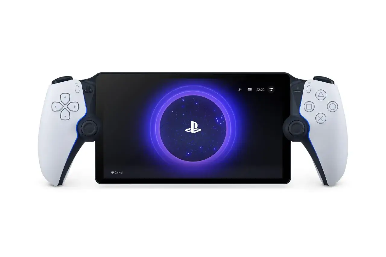Nowe, przenośne urządzenie sony handheld z kontrolerami DualSense.
