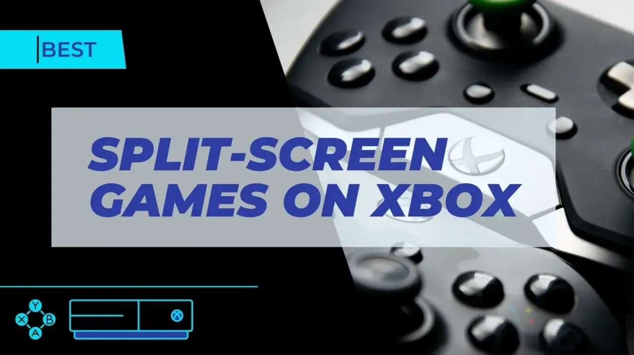 Najlepsze gry dla par na Xbox z podziałem ekranu. Dwa kontrolery Xbox gotowe do wspólnej zabawy.