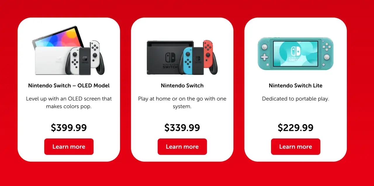 Trzy modele konsoli Nintendo Switch: OLED, standardowy i Lite. Sprawdź datę premiery i ceny.