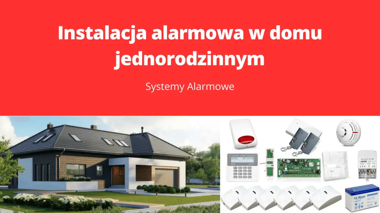 Jak podłączyć alarm w domu jednorodzinnym? Zobacz elementy systemu alarmowego: centralę, czujniki, klawiaturę, sygnalizator, piloty i akumulator.