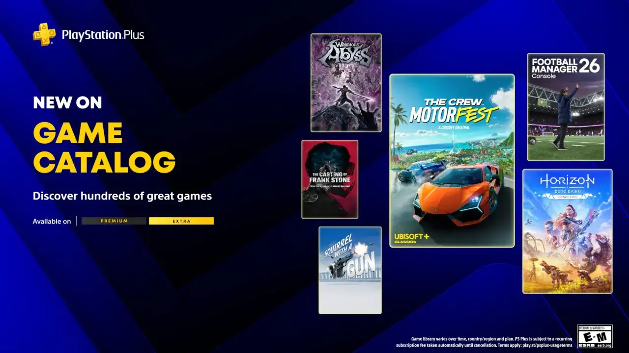 Nowe gry w PS Plus w maju: The Crew Motorfest, Football Manager 2026, Horizon Zero Dawn Remastered i inne.