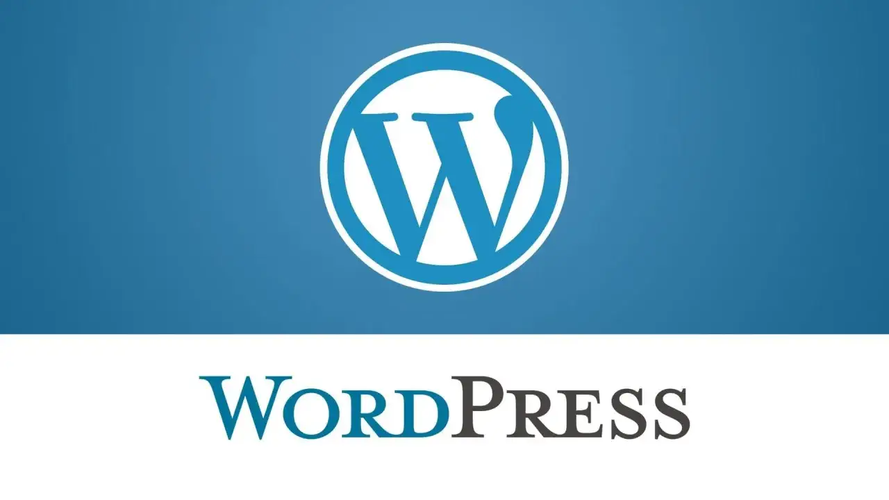 Logo WordPress, popularnej platformy do tworzenia stron internetowych. To narzędzie, które pozwala łatwo stworzyć własną stronę.
